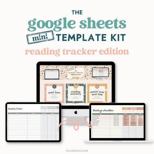The Google Sheets Mini Template Kit - Simple Reading Tracker Edition