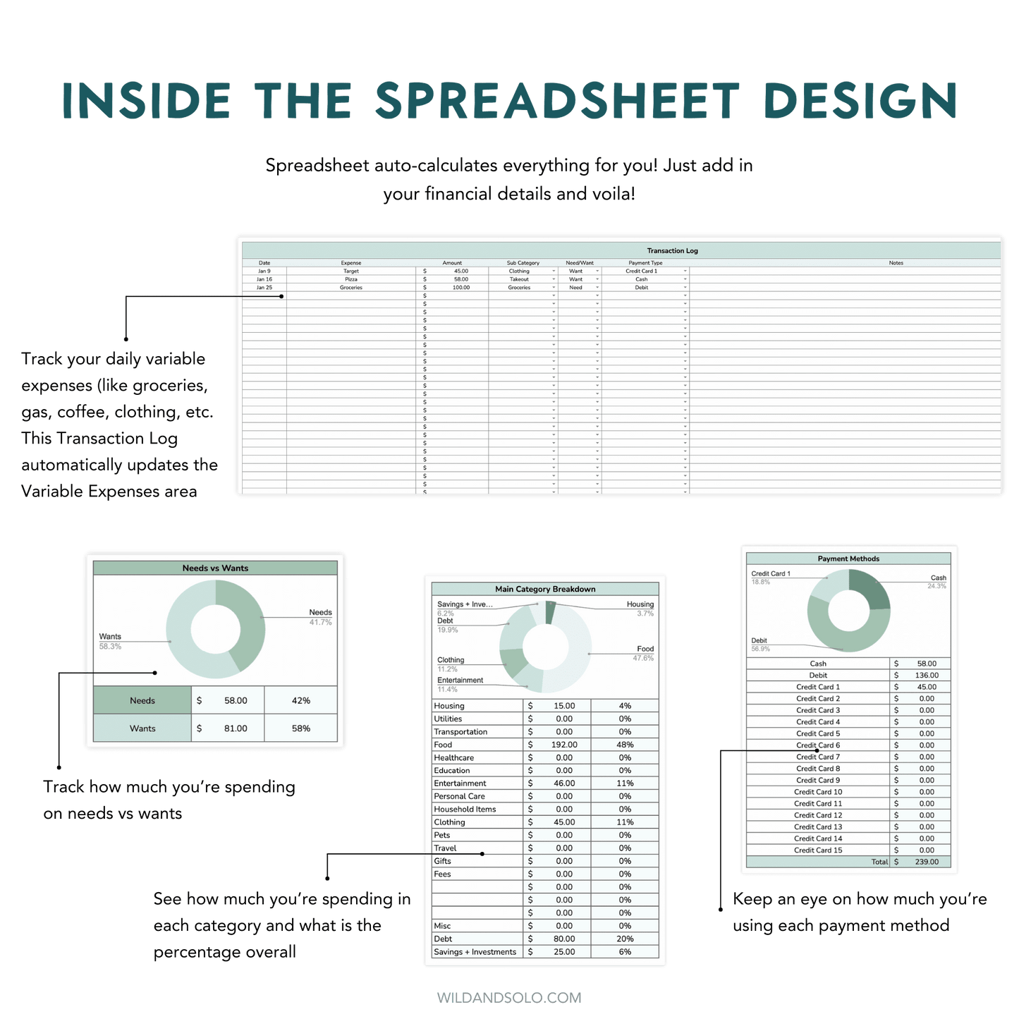 The Google Sheets Template Kit - Simple Budget Edition